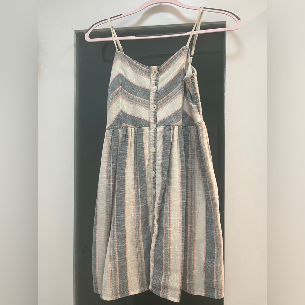 Altar’d State Blue and Orange Knit Mini Dress